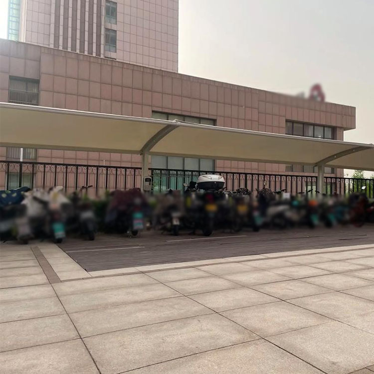 道真膜结构电动车棚