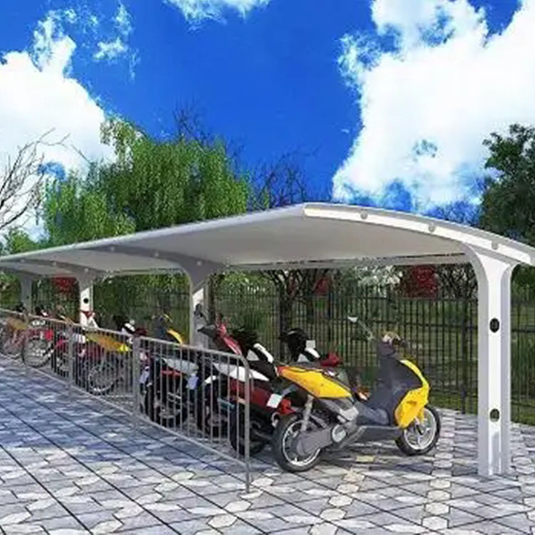 道真膜结构电动车棚