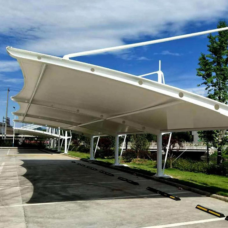 道真膜结构汽车棚