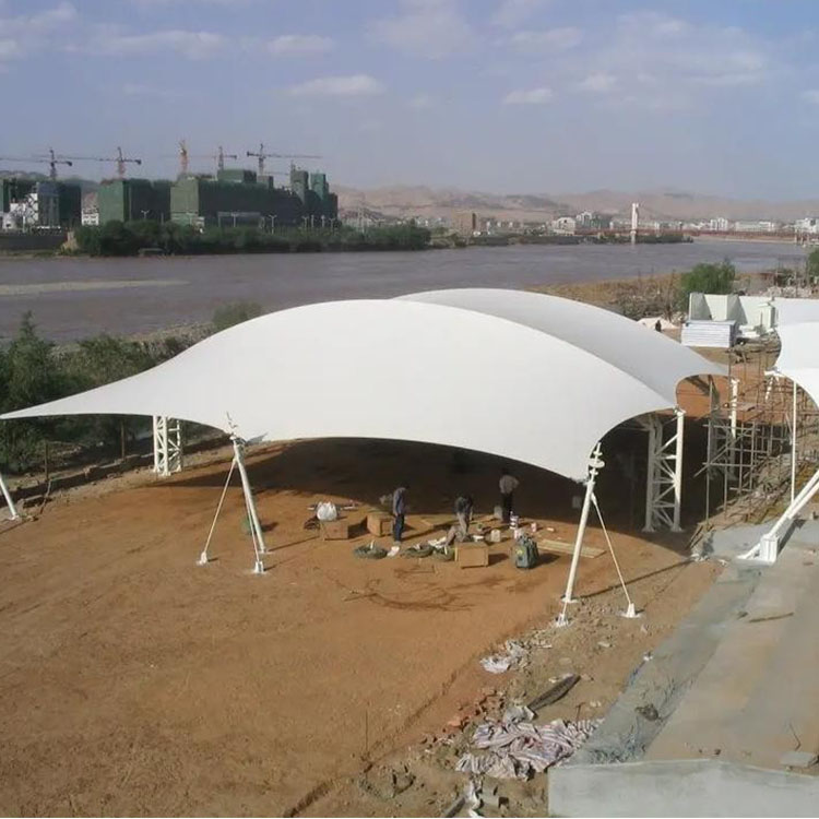 道真膜结构汽车棚